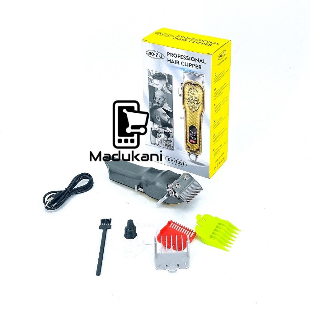 KH 105T Full Size Rechargeable Professional Hair Clipper Shaver Shaving Machine