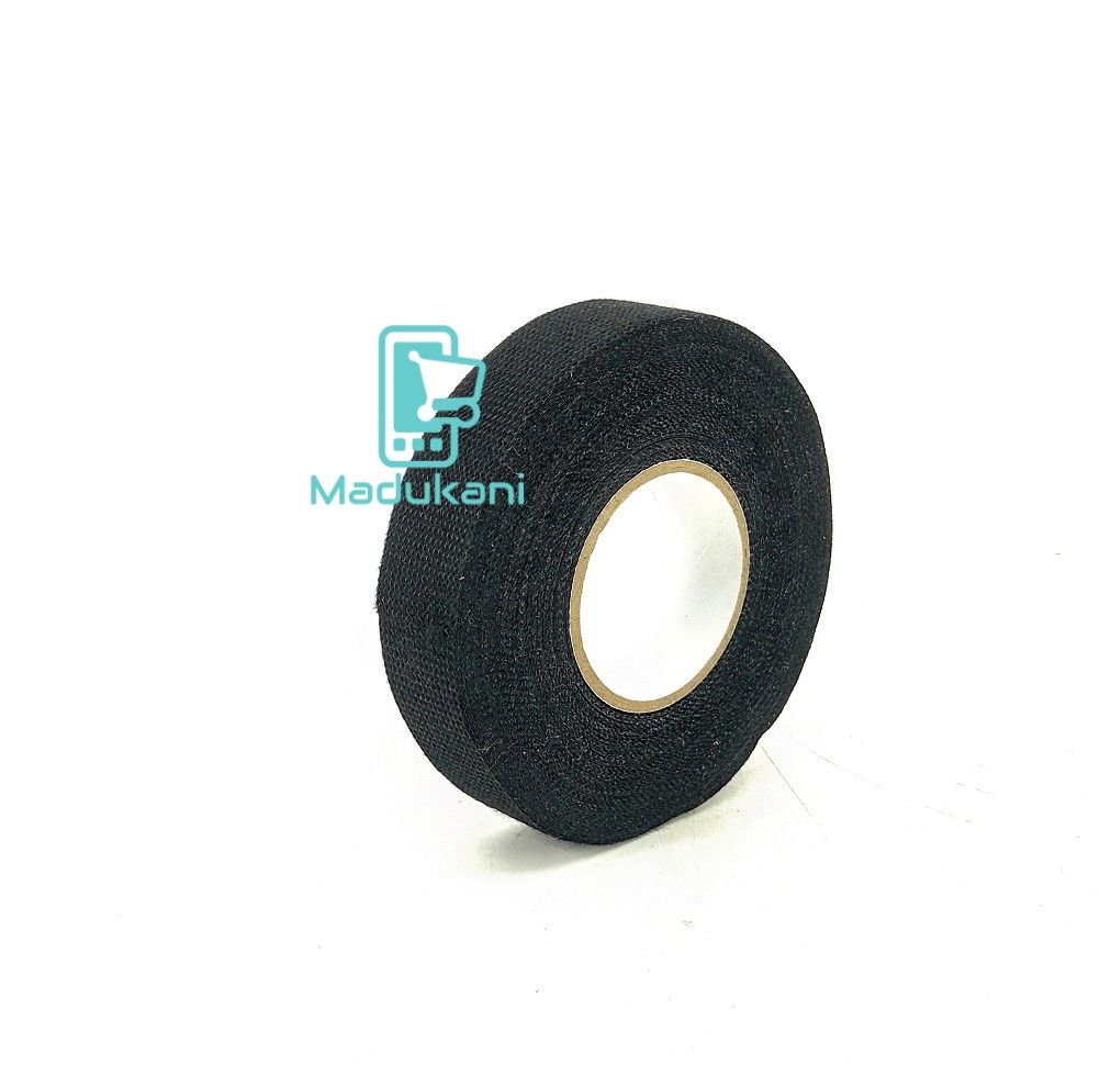 19mm x 12m Automotive Insulation Fabric Tape Heat-Resistant Adhesive Tape