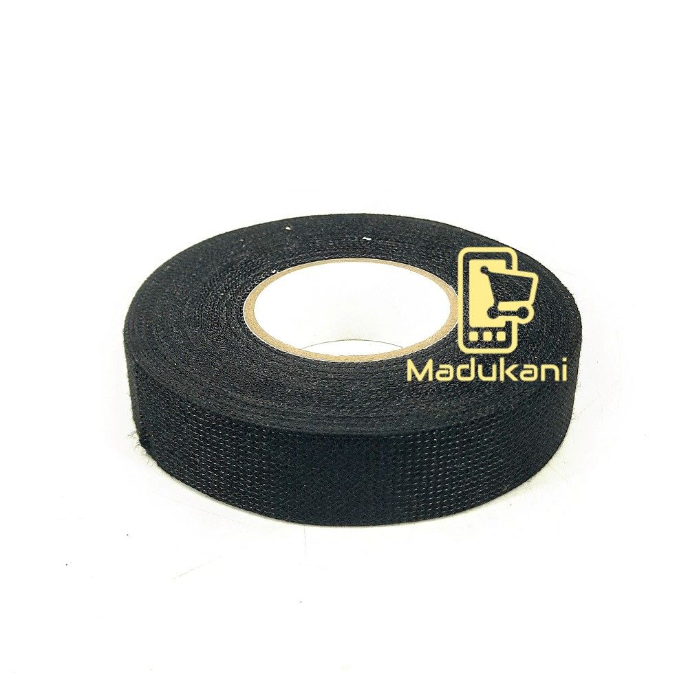 19mm x 12m Automotive Insulation Fabric Tape Heat-Resistant Adhesive Tape