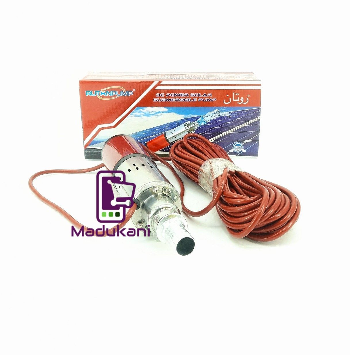 50m Submersible DC Solar Water Pump 24V 250W JZDC3S-24V-50