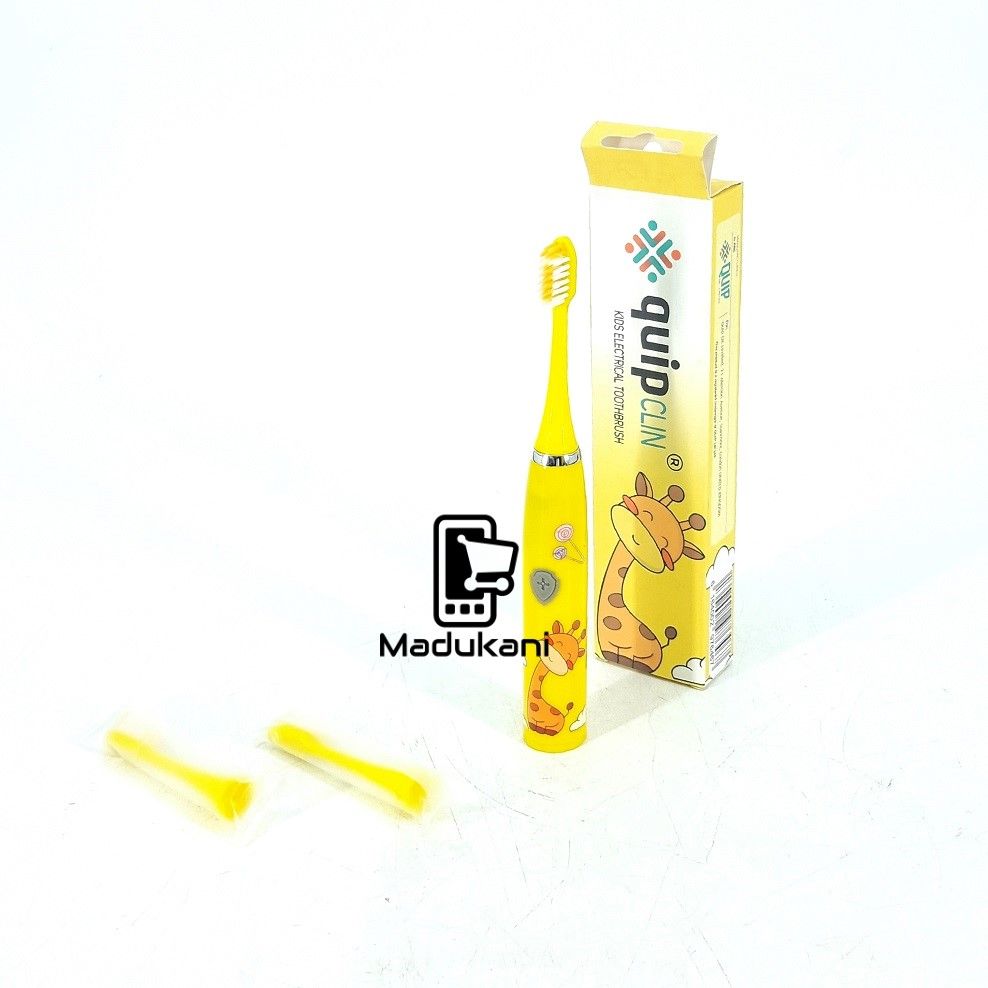 quip CLIN Kids Electrical Toothbrush with 3 Brush Heads Replacements