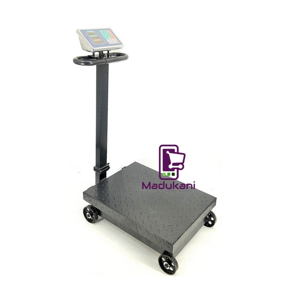 600KG Industrial Platform Digital Scale with Caster Wheels
