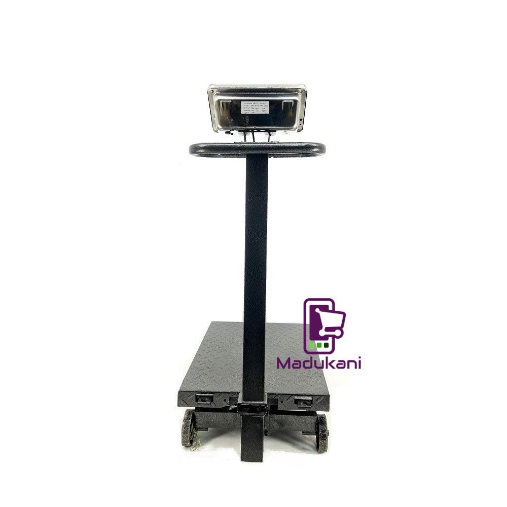 600KG Industrial Platform Digital Scale with Caster Wheels