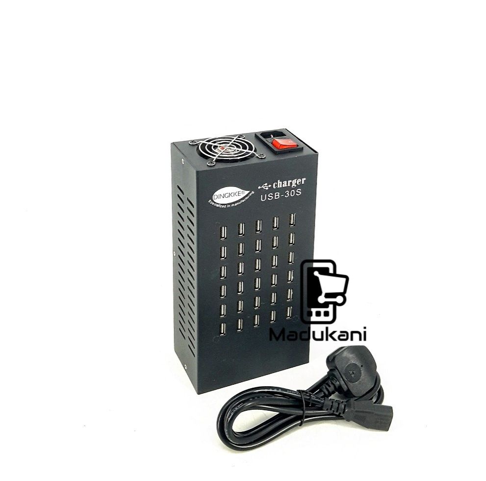 30 USB Ports Mobile Fast Charger Charging Station