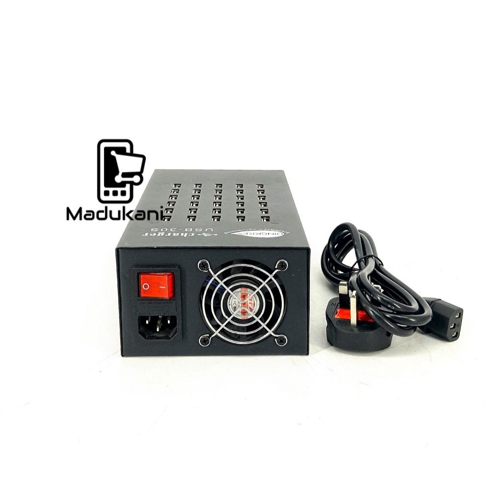 30 USB Ports Mobile Fast Charger Charging Station