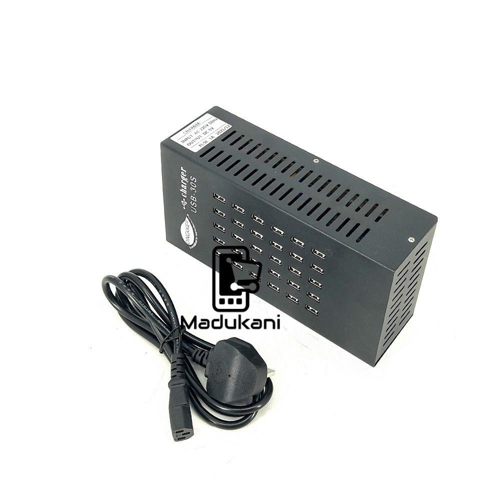 30 USB Ports Mobile Fast Charger Charging Station