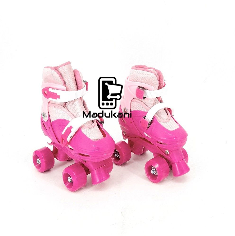 Size 28 - 34 Adjustable Kids Roller Skates Quad Skates
