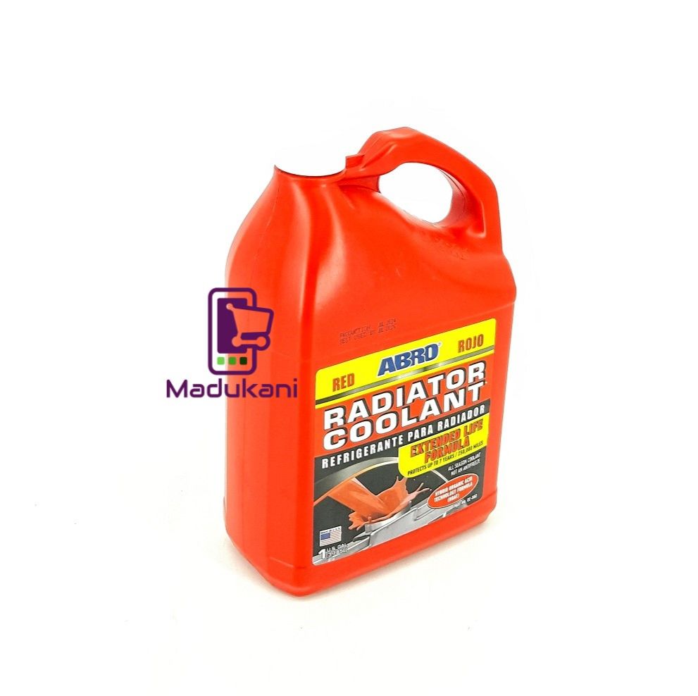 ABRO Red Radiator Coolant 1 Gallon 3.8L