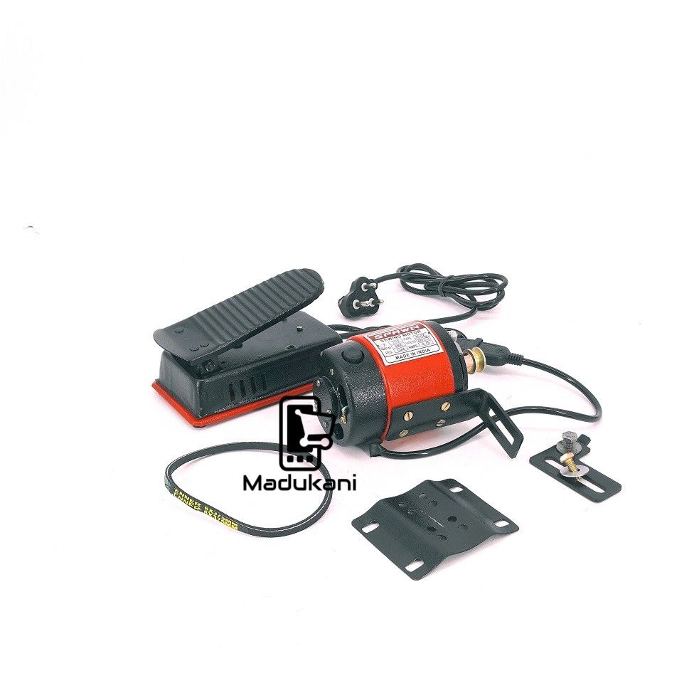 Large Sewing Machine Motor with Regulator Foot Pedal