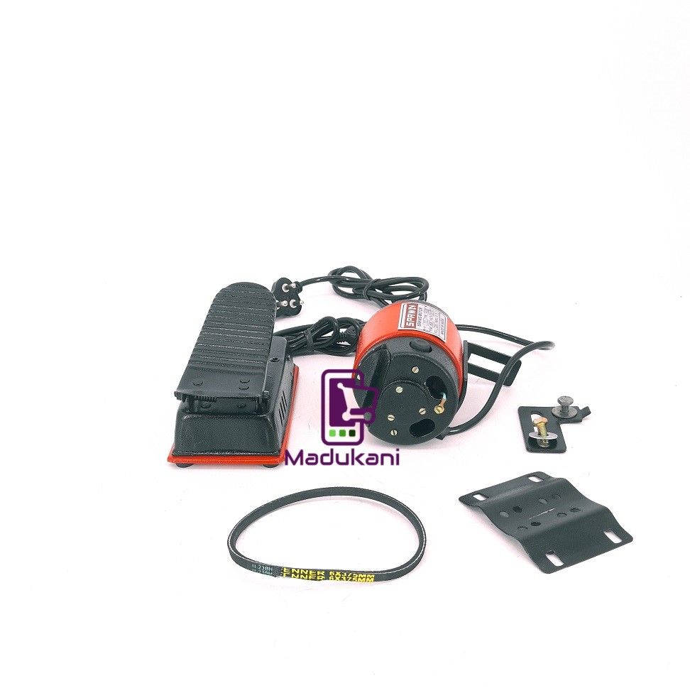 Large Sewing Machine Motor with Regulator Foot Pedal