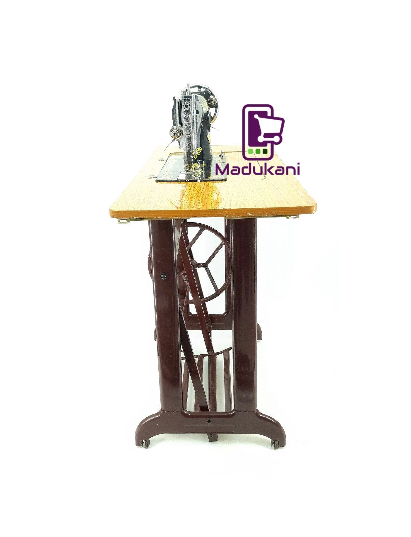 Complete Butterfly Sewing Machine with Machine Head, Stand, Accessories