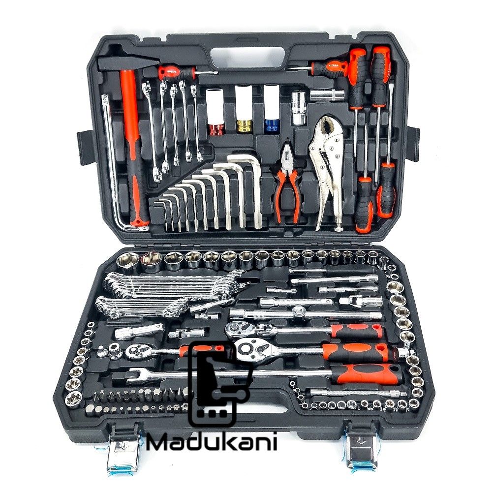 Best price for 142+2PCS Chrome Vanadium ½ inch and ¼ inch Ratchet Set ...
