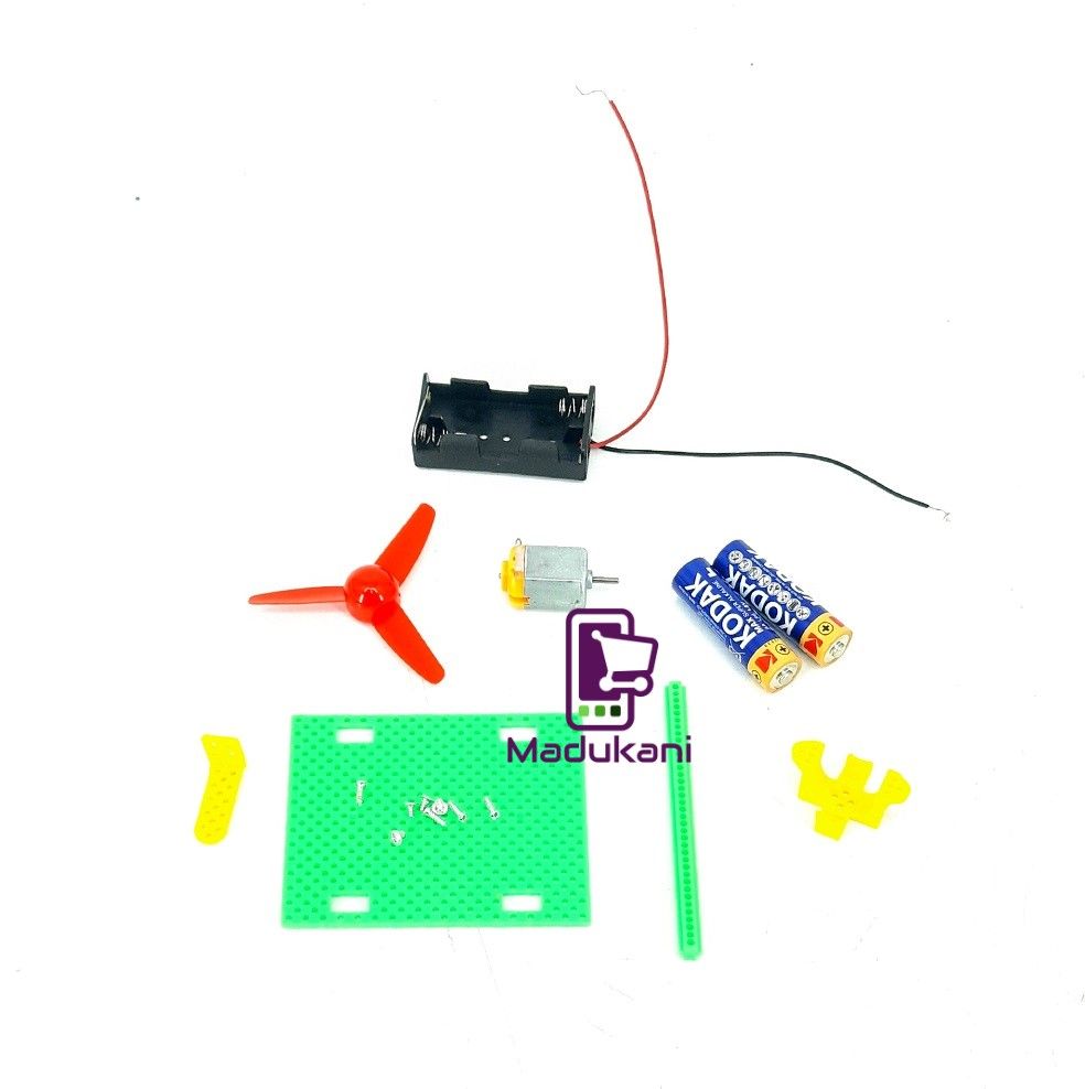 STEM Experiment Learning Kit with Motor, Propeller, Batteries