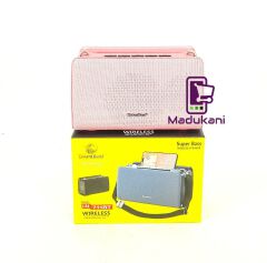 PINK BoomBest LN711BT Super Bass Bluetooth Speaker Radio