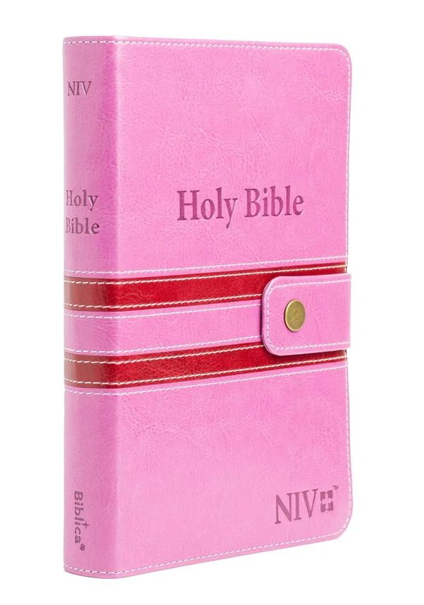 NIV STD  PINK  PRESS BUTTON DUOTONE