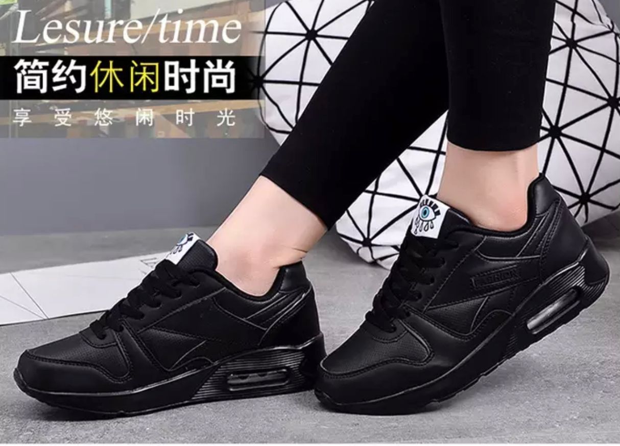 Fashion Quality Classy Ladies Sneakers -Black