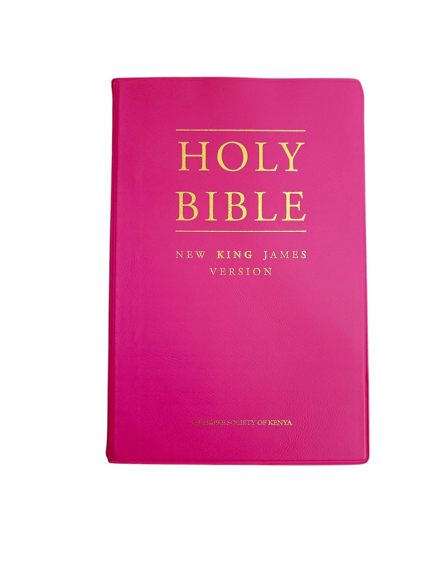 Holy Bible New King James Version-Vinyl Cover-Pink