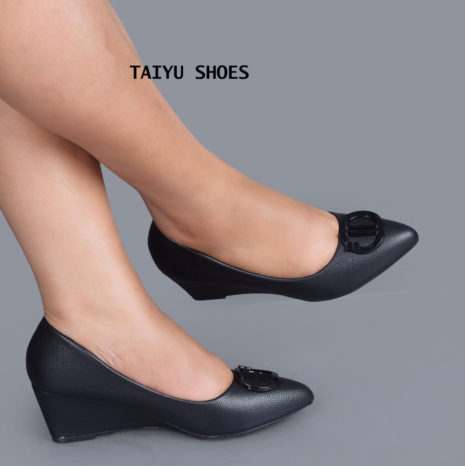 Taiyu Ladies Low Wedge Heels high quality Women Shoes women shoes