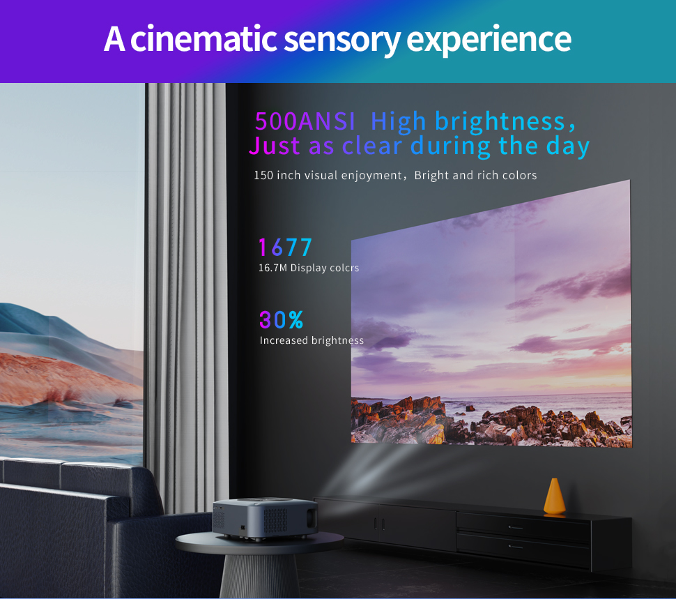 2025 NEW X1 Max Upgrade Real Native 1080P Support 4K Android 11 Electric Keystone HDMI IN High Quality Projector TV