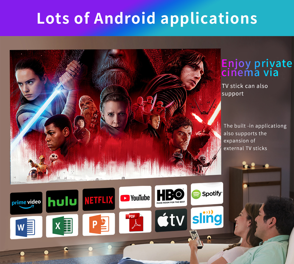 2025 NEW X1 Max Upgrade Real Native 1080P Support 4K Android 11 Electric Keystone HDMI IN High Quality Projector TV