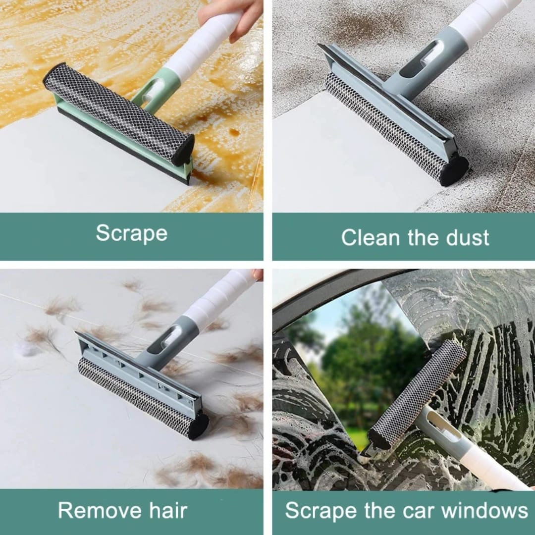 3 in 1 Sponge Squeegee Sprayer Glass Cleaner Wiper for cars and House Windows