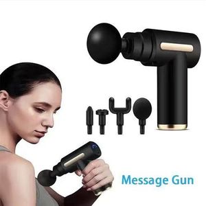 5 in 1 portable Gun massager, Portable Massage Gun, Deep Tissue Percussion Massager, Muscle Recovery Therapy Gun.