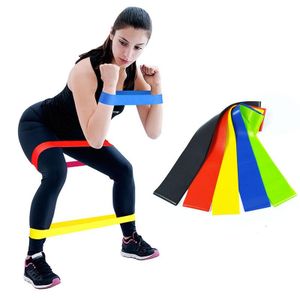 5 Pieces Resistance Bands for Working Out, Elastic Exercise Loop Bands for Physical Therapy, Yoga Starter Set of Stretch Bands for Booty Legs, Pilates Flex bands