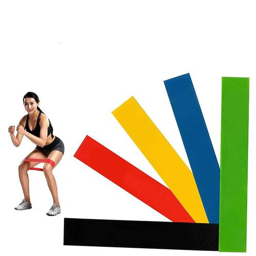 5Pcs Different Level Fitness Yoga Resistance Bands