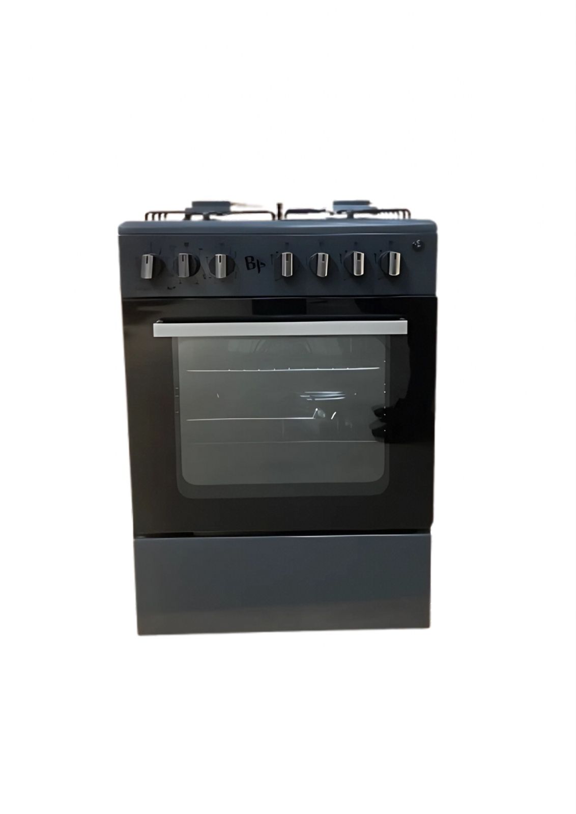 Bj's GREY 60x60 3+1 Gas Cooker w/ Turbo Fan | Oven 60L Capacity