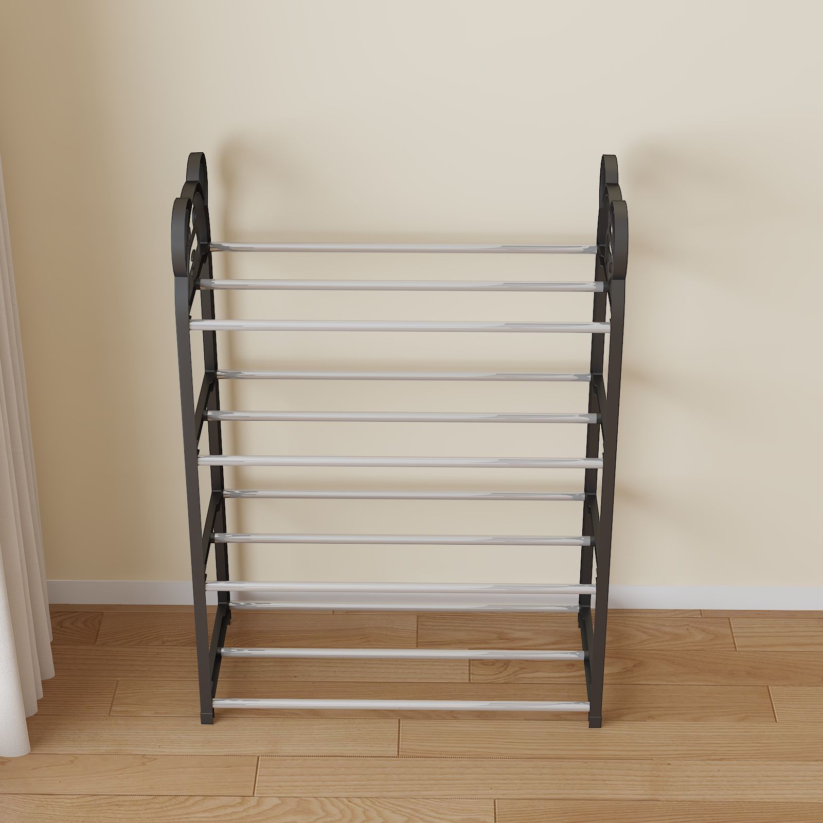 Cartoon Bear Shoe Rack for Kids Multi-tier Shoe Shelf with Easy Assembly Dorm Storage Organizer