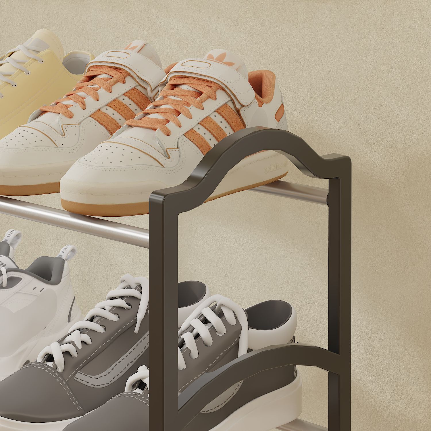 Simple Assembly Shoe Rack Multi-Layer Storage Shelf Household Shoe Cabinet Stylish and Minimalist
