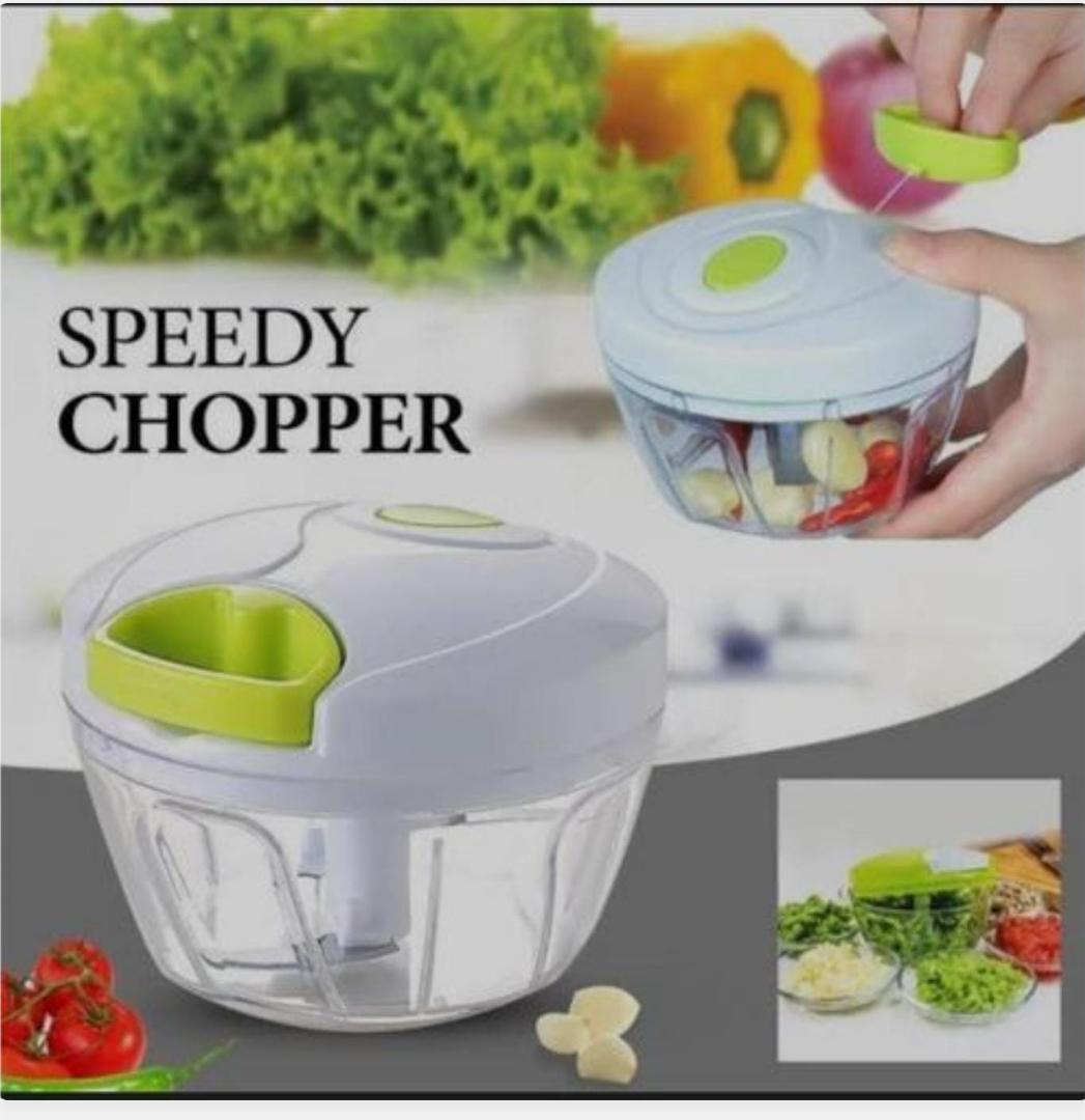 Manual Food Chopper - Onion Chopper Vegetable Cutter - Mini Chopper Nut Meats - Vegetable Dicer - Hand Chopper - Chopper One Piece - Black - 3 Cup