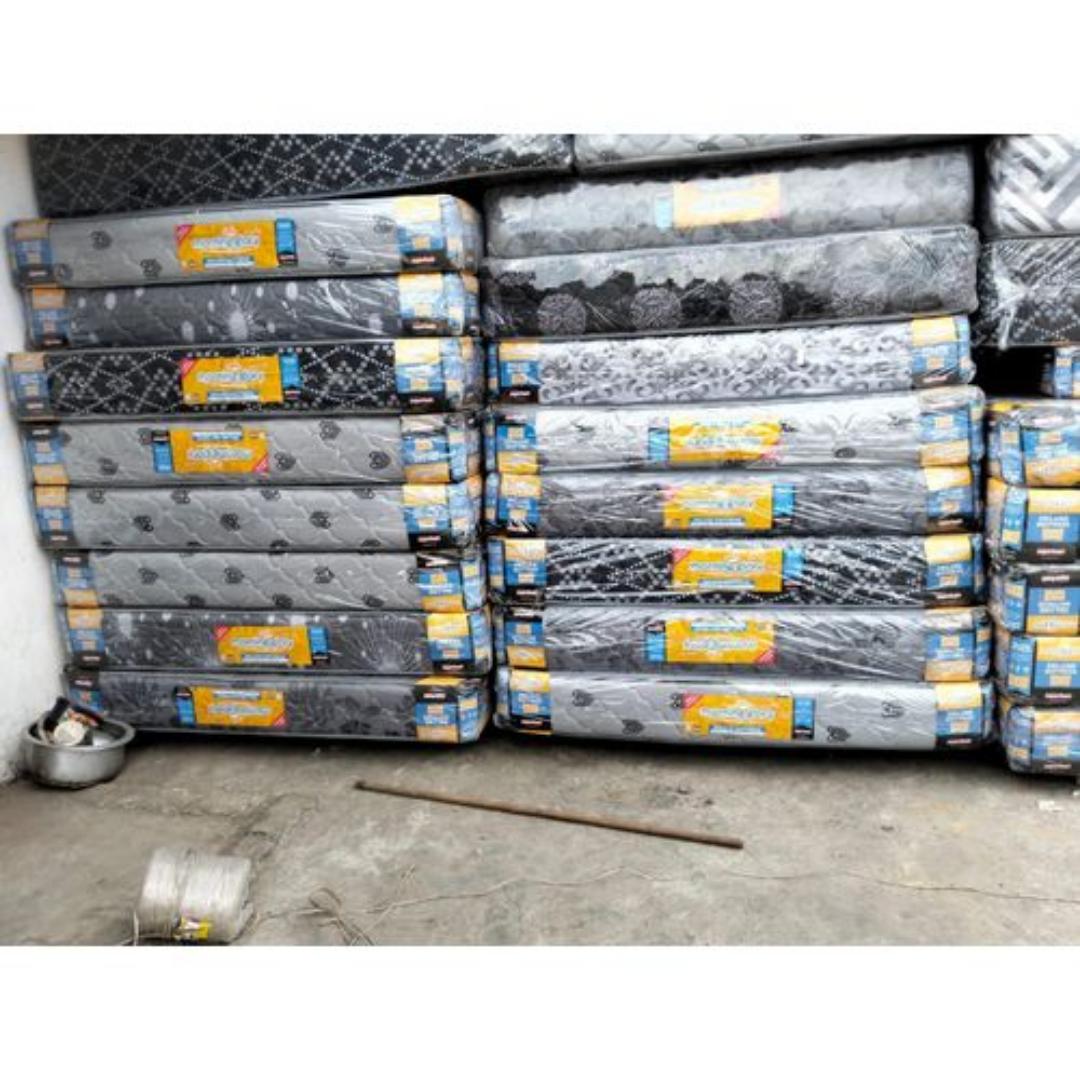 Superfoam Morning Glory High Mattress – 8 Inches Durable Foam Core, Firm Support, Luxurious non-Quilted Cover, Ideal for Home and Institutional Use, Available in Multiple Sizes