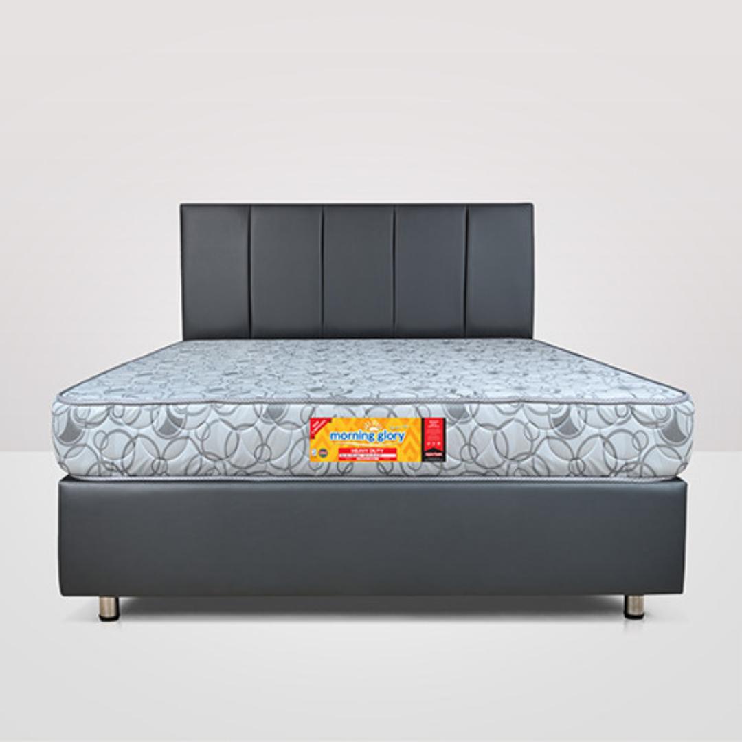 Superfoam Morning Glory High Mattress – 8 Inches Durable Foam Core, Firm Support, Luxurious non-Quilted Cover, Ideal for Home and Institutional Use, Available in Multiple Sizes