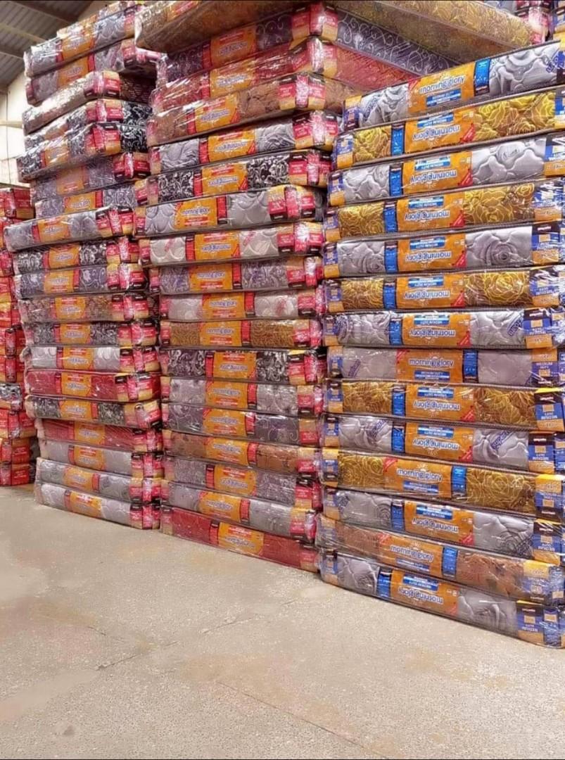 Superfoam Morning Glory High Mattress – 8 Inches Durable Foam Core, Firm Support, Luxurious non-Quilted Cover, Ideal for Home and Institutional Use, Available in Multiple Sizes