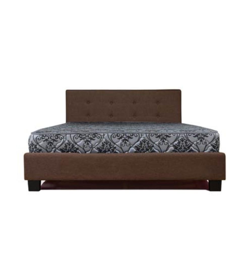 Superfoam Morning Glory High Mattress – 8 Inches Durable Foam Core, Firm Support, Luxurious non-Quilted Cover, Ideal for Home and Institutional Use, Available in Multiple Sizes