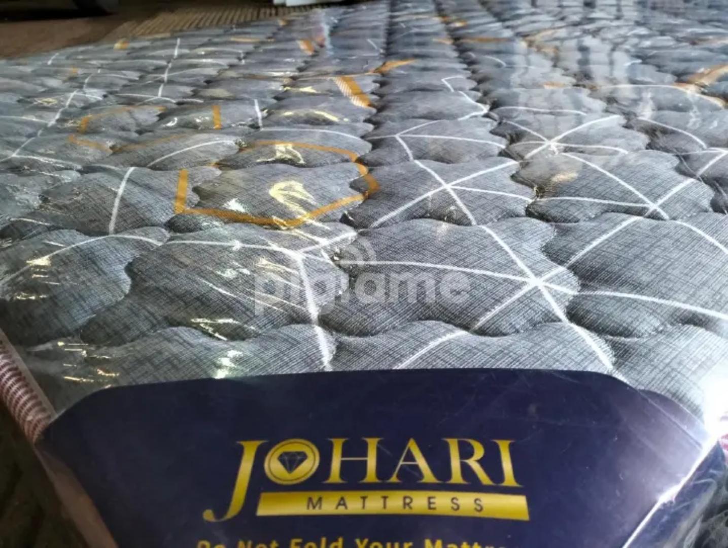 Johari Heavy Duty 8-Inches Orthopedic Fibre Mattress Supportive & Breathable | Back Care Comfort Quilted Soft Cover Modern Design 24-Months Warranty