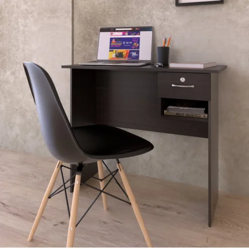 Aneto Office Desk 0.9M Dark Brown