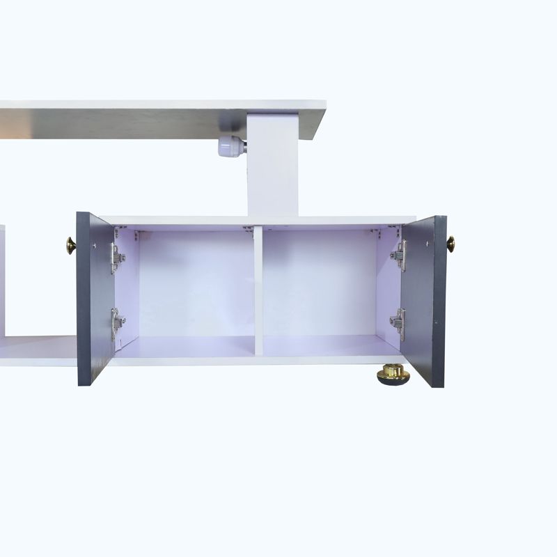 【PROMOTION!】 Istanbul 2 Modern TV STAND With LED Lights Tv Stands Furniture High Quality Durable Classic Tv Unit