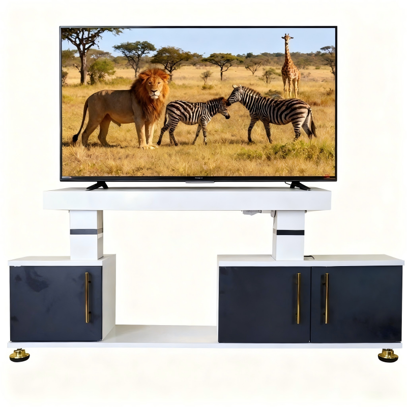 【PROMOTION!】 Istanbul 1 Modern TV STAND With LED Lights Tv Stands Furniture High Quality Durable Classic Tv Unit
