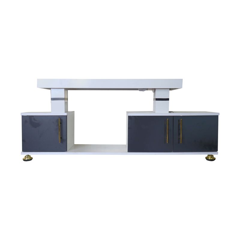 【PROMOTION!】 Istanbul 1 Modern TV STAND With LED Lights Tv Stands Furniture High Quality Durable Classic Tv Unit
