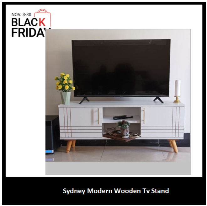 【PROMOTION!】 Sydney Modern Wooden TV Stand Furniture High Quality Durable Classic Tv Unit