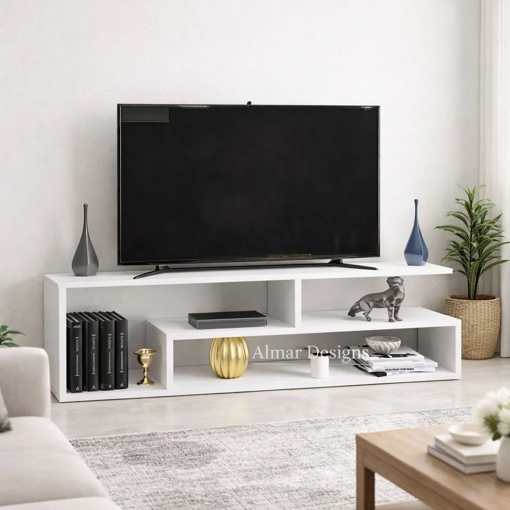 Mexico Modern Wooden TV Stand | Available from 3ft to 5ft | Fits 43" to 65" TV