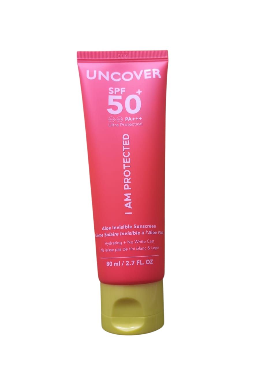 UNCOVER ALOE SUNSCREEN SPF 50+