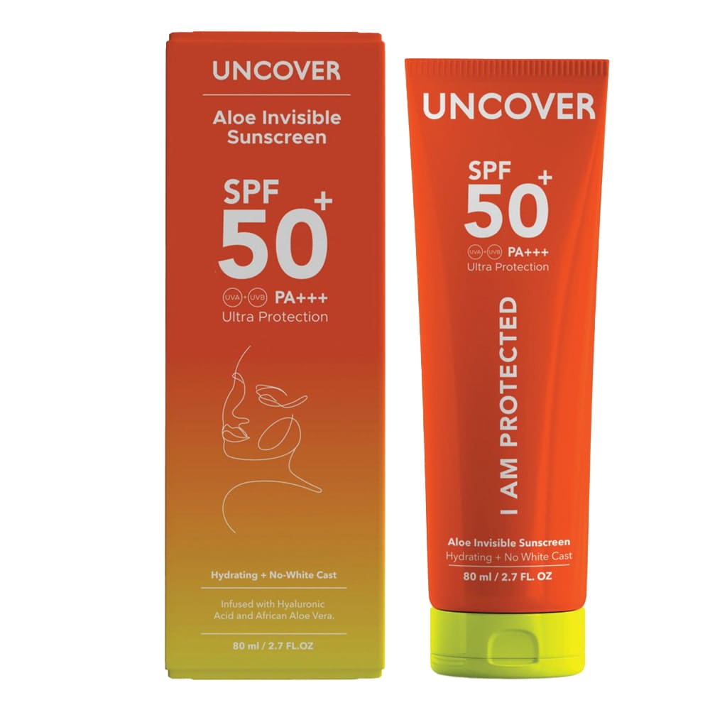 UNCOVER ALOE SUNSCREEN SPF 50+