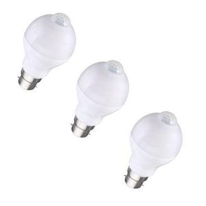 B22 12W Auto PIR Motion + Light Sensor Detection LED Light Lamp Globe Bulb White