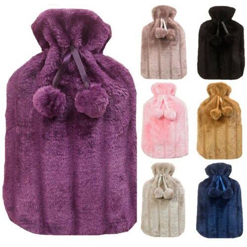 2L Hot Water Bottle Thick Rubber Warm Set hot Water Bag with Cover