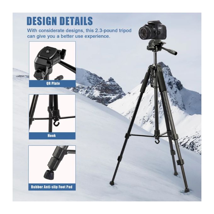 Heavy Tripod Stand Camera Phone Live Streaming Tripod Stand DSLR Selfie Tripode Phone Holder Stand