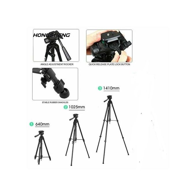 Heavy Tripod Stand Camera Phone Live Streaming Tripod Stand DSLR Selfie Tripode Phone Holder Stand