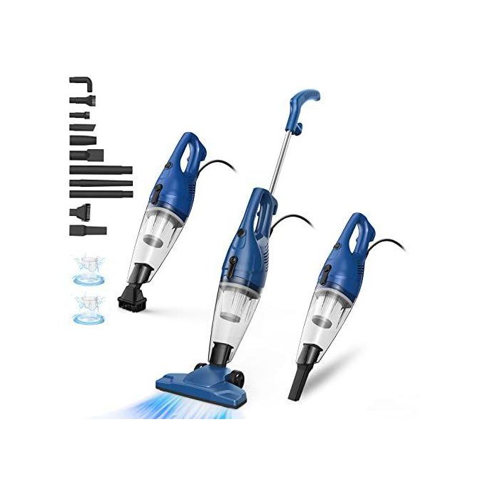 2 in 1 Electric hand held wet and dry carpet vacuum cleaner 1.2L capacity dust cup one-button release for clean and hygienic